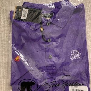 Jack Nicholas purple men’s medium golf shirt